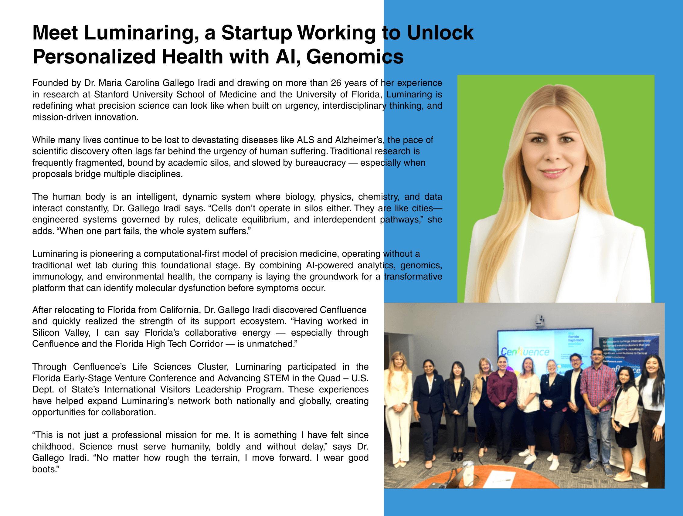 Luminaring Featured in FHTC Impact Report